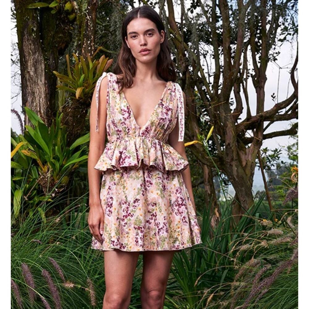 Agua by Agua Bendita Infinito Florecer Mini Dress Size S NWT Retail $550